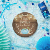 Assiettes En Carton Plaques de papier Citrouille rustique Chute Douche (Fête)