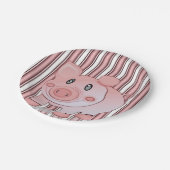 Assiettes En Carton Plaques de papier Cochons (Angle)
