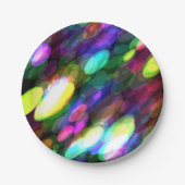 Assiettes En Carton Plaques de papier colorées Ovales (Devant)