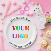 Assiettes En Carton Plaques de papier commercial promotionnelles perso (Fête)