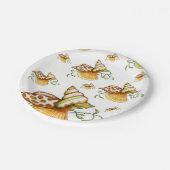 Assiettes En Carton Plaques de papier Coquillages (Angle)