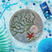 Assiettes En Carton Plaques de papier côtier (Fête)