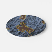 Assiettes En Carton Plaques de papier Cowboys (Angle)