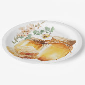 Assiettes En Carton Plaques de papier d'abeille de miel (Angle)