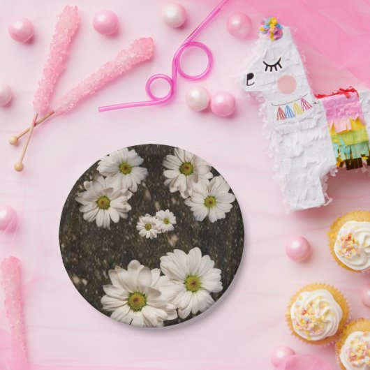 Assiettes En Carton Plaques de papier Daisy (Fête)