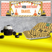 Assiettes En Carton Plaques de papier d'anniversaire à thème de constr