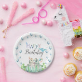 Assiettes En Carton Plaques de papier d'anniversaire à thème Dinosaur  (Fête)