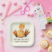 Assiettes En Carton Plaques de papier d'anniversaire amusant Jouer Can (Fête)