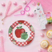 Assiettes En Carton Plaques de papier d'anniversaire Apple et Red Plai (Fête)