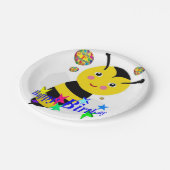 Assiettes En Carton Plaques de papier d'anniversaire, Bumblebee (Angle)