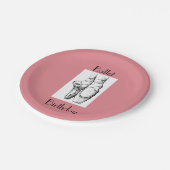Assiettes En Carton Plaques de papier d'anniversaire de ballet (Angle)