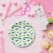 Assiettes En Carton Plaques de papier d'anniversaire de Dinosaur (Fête)