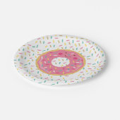 Assiettes En Carton Plaques de papier d'anniversaire de Donut (Angle)
