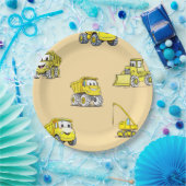 Assiettes En Carton Plaques de papier d'anniversaire des véhicules de (Fête)