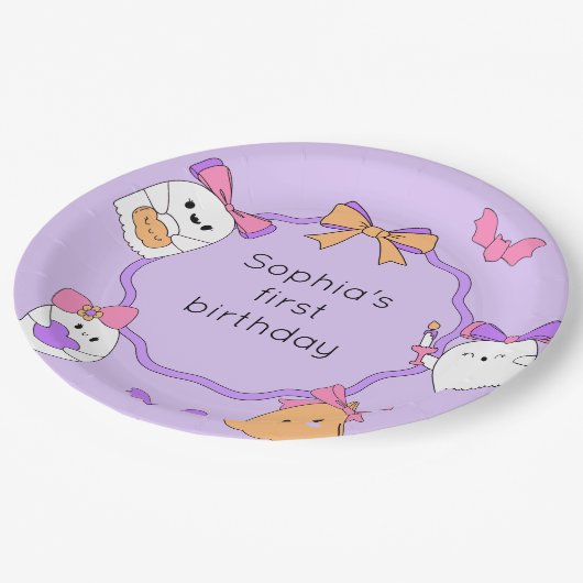 Assiettes En Carton Plaques de papier d'anniversaire éffrayant Ghost H (Angle)