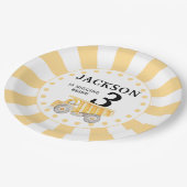 Assiettes En Carton Plaques de papier d'anniversaire en construction (Angle)