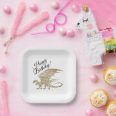 Assiettes En Carton Plaques de papier d'anniversaire Extraordinaires e (Fête)