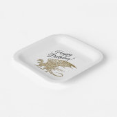 Assiettes En Carton Plaques de papier d'anniversaire Extraordinaires e (Angulaire)