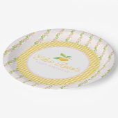 Assiettes En Carton Plaques de papier d'anniversaire Lemonade (Angle)
