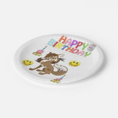 Assiettes En Carton Plaques de papier d'anniversaire, Loup (Angle)