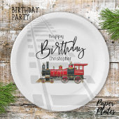 Assiettes En Carton Plaques de papier d'anniversaire personnalisées