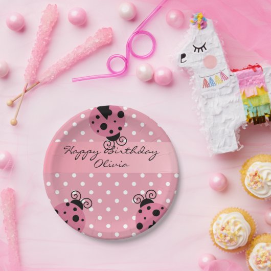 Assiettes En Carton Plaques de papier d'anniversaire personnalisées en (Fête)