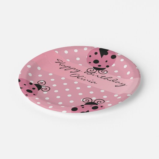 Assiettes En Carton Plaques de papier d'anniversaire personnalisées en (Angle)