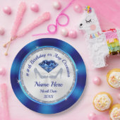 Assiettes En Carton Plaques de papier d'anniversaire personnalisées ou (Fête)