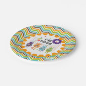 Assiettes En Carton Plaques de papier d'anniversaire Robots (Angle)