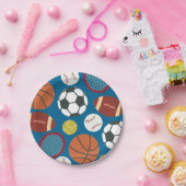 Assiettes En Carton Plaques de papier d'anniversaire sport étoilé (Fête)