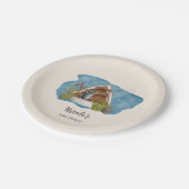 Assiettes En Carton Plaques de papier de Baby shower rustique pour pet (Angle)