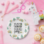 Assiettes En Carton Plaques de papier de bande de camping (Fête)