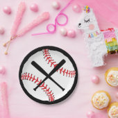 Assiettes En Carton Plaques de papier de baseball (Fête)