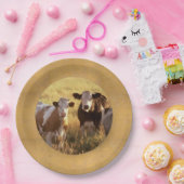 Assiettes En Carton Plaques de papier de bétail (Fête)