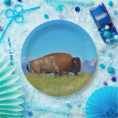 Assiettes En Carton Plaques de papier de buffle (Fête)