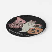 Assiettes En Carton Plaques de papier de caisse d'Halloween (Angle)