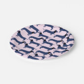 Assiettes En Carton Plaques de papier de chien enrobées (Angle)