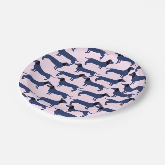 Assiettes En Carton Plaques de papier de chien enrobées (Angle)