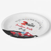 Assiettes En Carton Plaques de papier de course d'anniversaire (Angle)