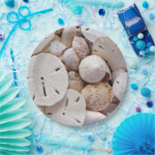 Assiettes En Carton Plaques de papier de dollars de sable (Fête)