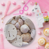 Assiettes En Carton Plaques de papier de dollars de sable (Fête)