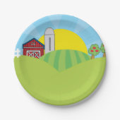 Assiettes En Carton Plaques de papier de ferme (Devant)