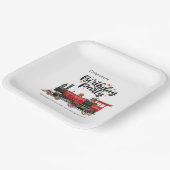 Assiettes En Carton Plaques de papier de fête d'anniversaire de train (Angulaire)