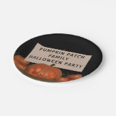 Assiettes En Carton Plaques de papier de la Citrouille de sculpture d' (Angle)