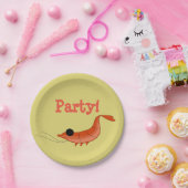 Assiettes En Carton Plaques de papier de la crevette (Fête)