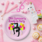 ASSIETTES EN CARTON PLAQUES DE PAPIER DE LA FÊTE GYMNASTICS (Fête)