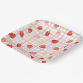 Assiettes En Carton Plaques de papier de la fraise (Angulaire)