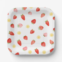 Plaques de papier de la fraise