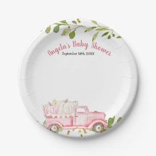 Assiettes En Carton Plaques de papier de la partie de camion Vintage c