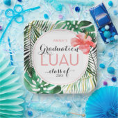 Assiettes En Carton Plaques de papier de la partie Luau Tropical Gradu (Fête)